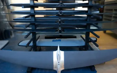 Project Light Air Rudder Wing Foils