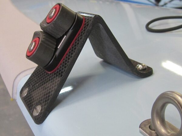 angled guy cleat