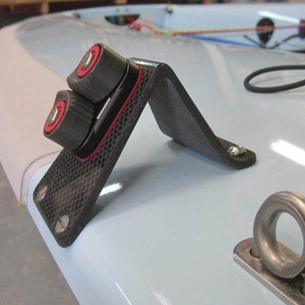 angled guy cleat