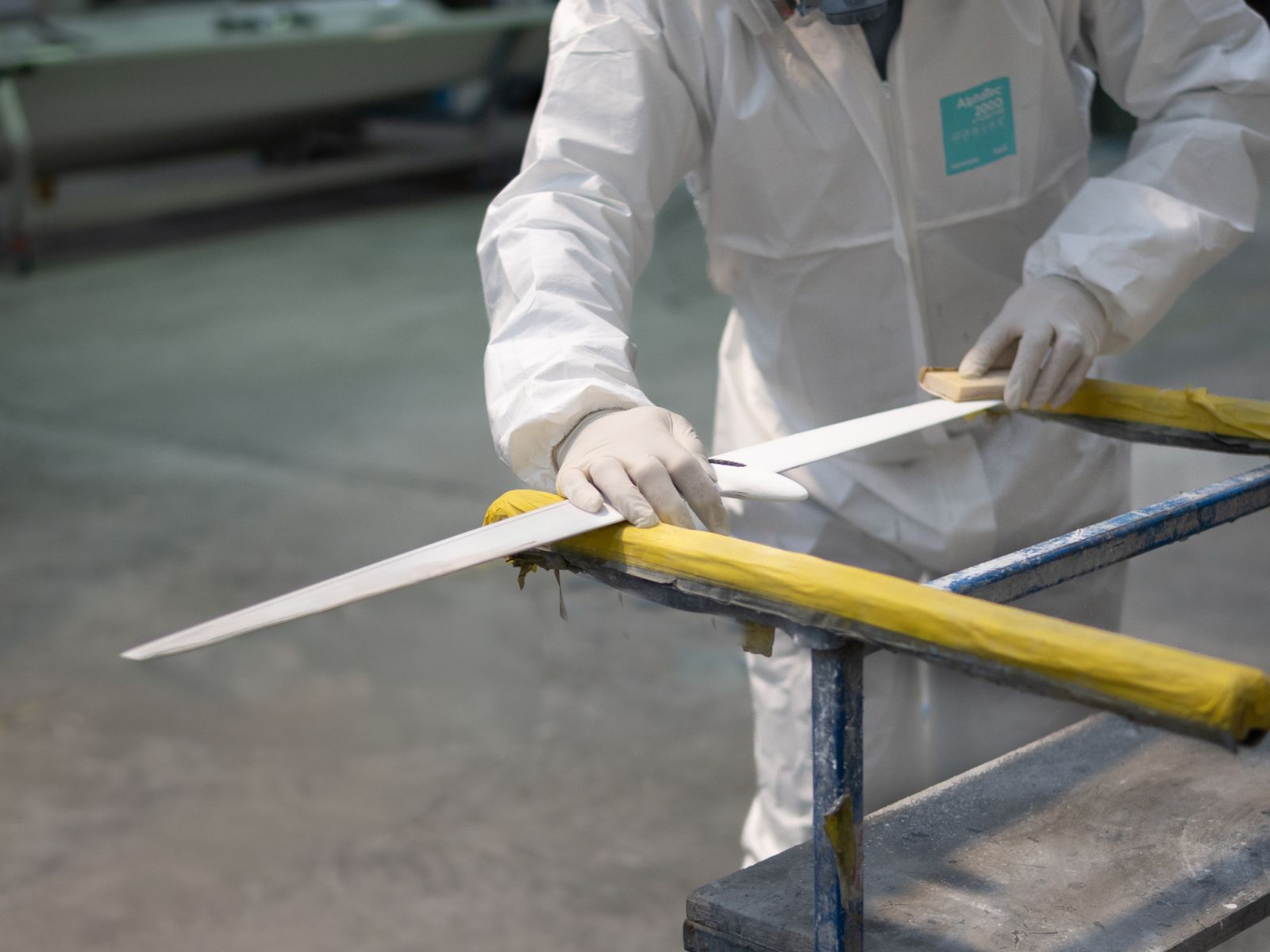 Mackay Bieker vertical foil in production