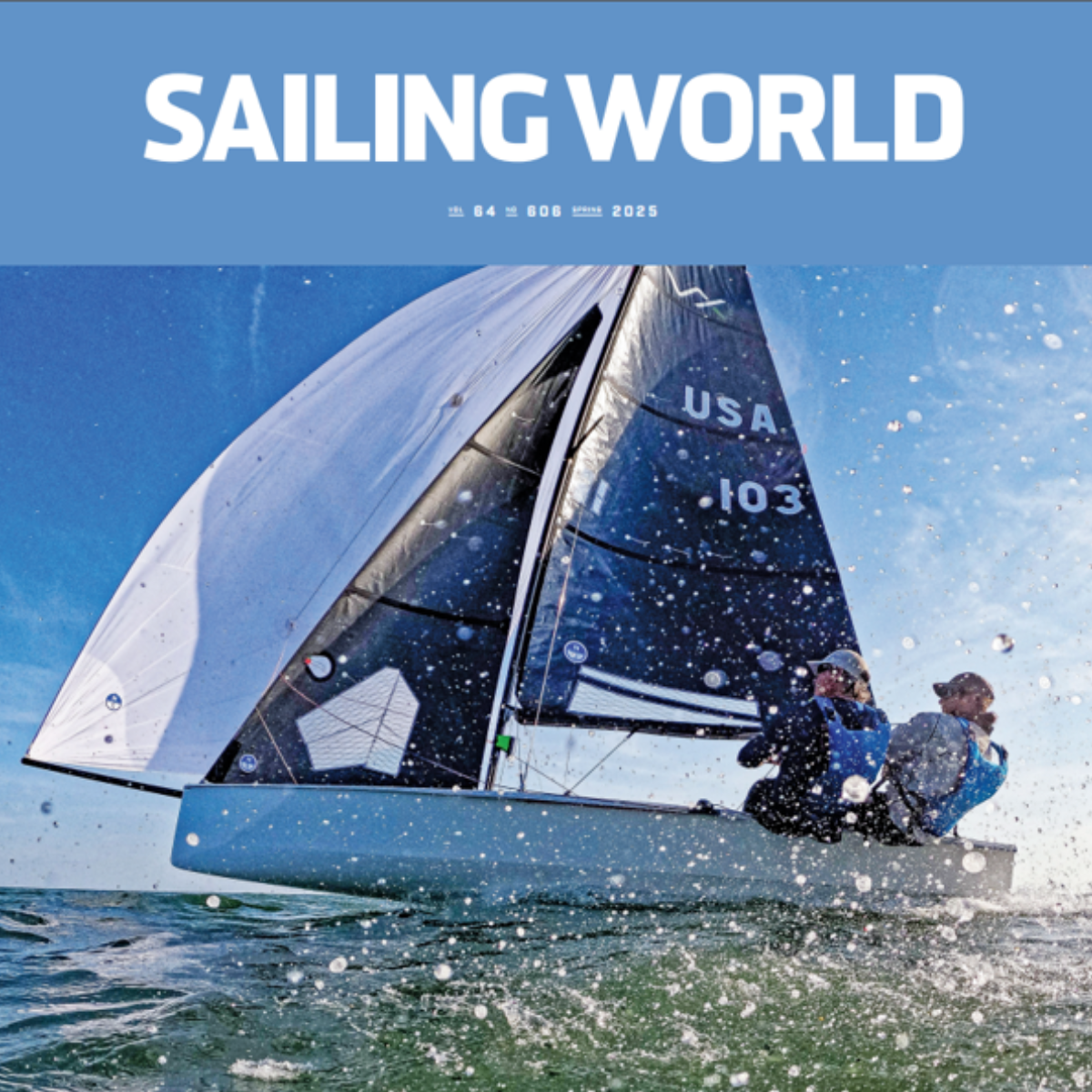 VX Two on cover of Sailing World magazine