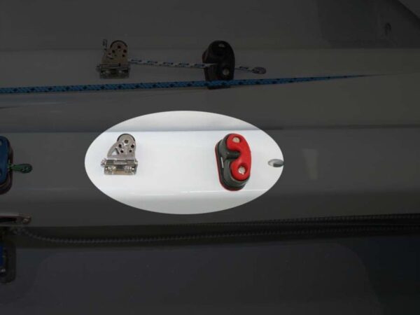 Pole Topper cam cleat on standard side